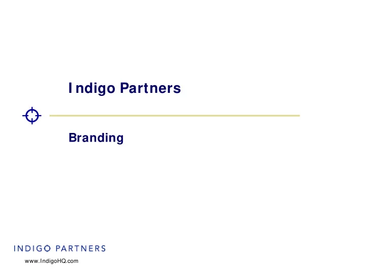 i ndigo partners