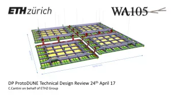 DP ProtoDUNE Technical Design Review 24 th April 17  C.Cantini on behalf of ETHZ Group  Slow