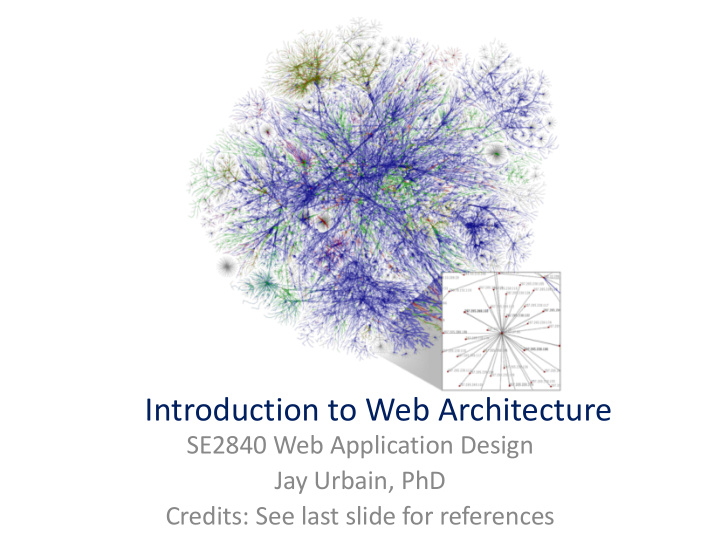 introduction to web architecture