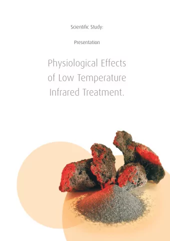Physiological Effects  of Low Temperature  Infrared Treatment.  Findings of the Study.  Abstract