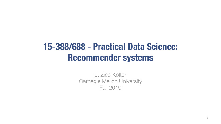 15 388 688 practical data science recommender systems