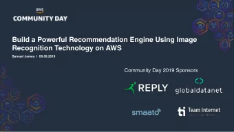 Build a Powerful Recommendation Engine Using Image Recognition Technology on AWS   Samuel James