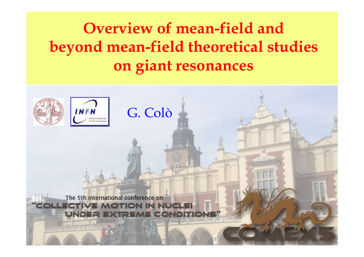 overview of mean field and beyond mean field theoretical