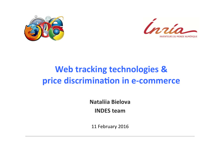 price discrimina5on in e commerce