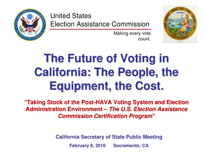 the future of voting in the future of voting in