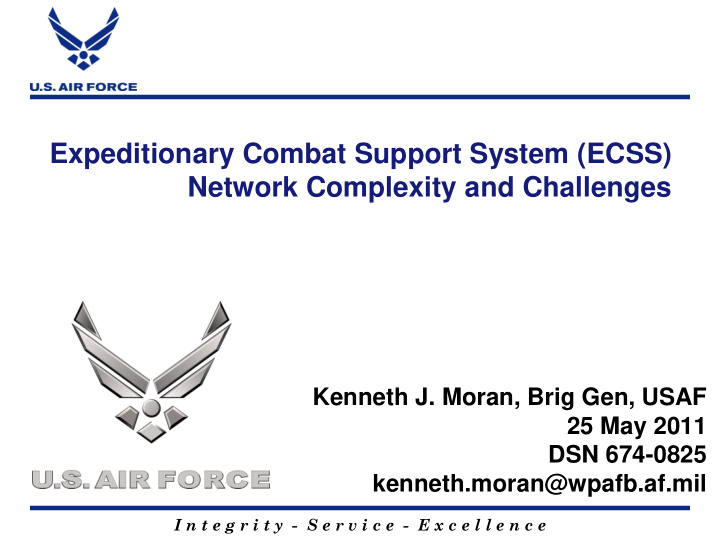 expeditionary combat support system ecss