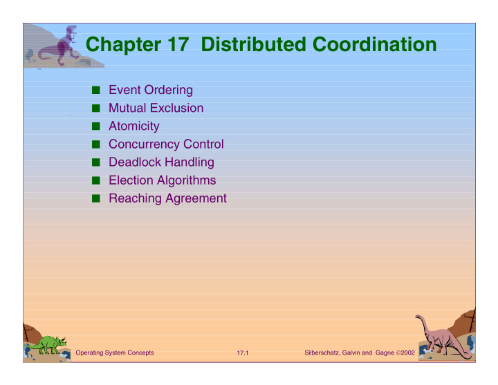 chapter 17 distributed coordination