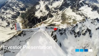 SAFE HARBOR STATEMENT  This presentation may contain projections or other forward-looking