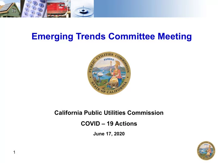 emerging trends committee meeting