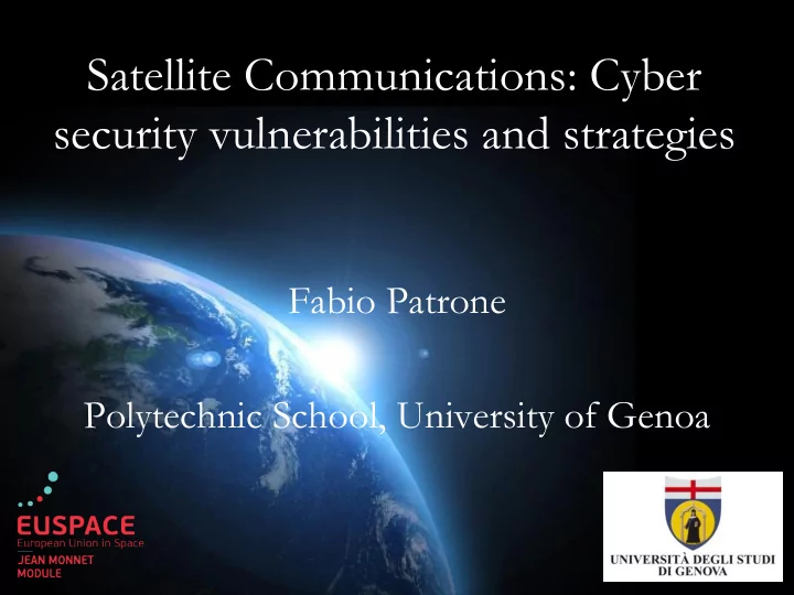 security vulnerabilities and strategies