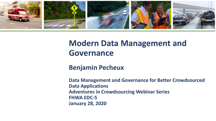 modern data management and governance