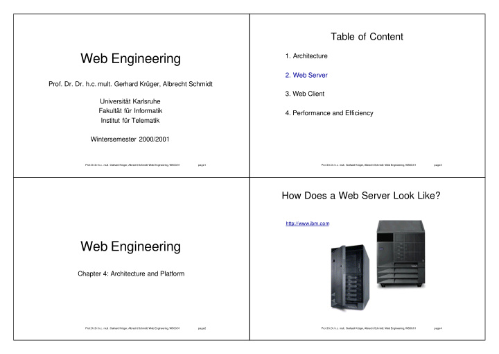 web engineering