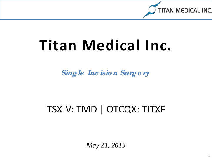 titan medical inc
