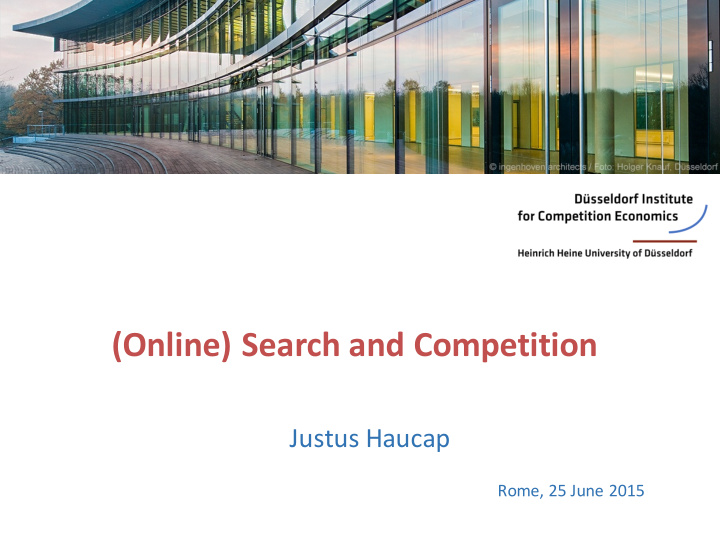 online search and competition