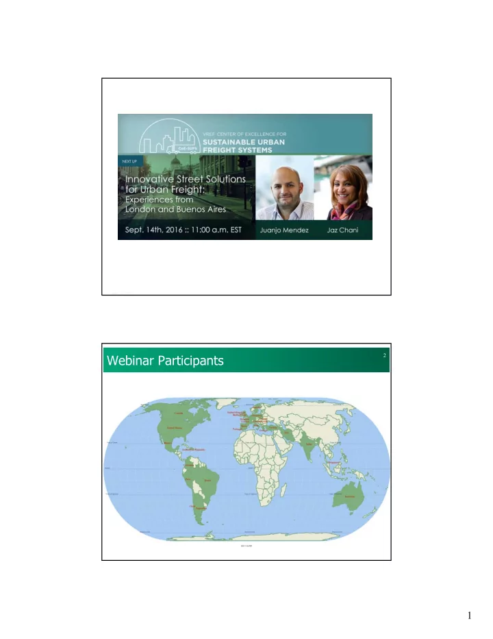 webinar participants