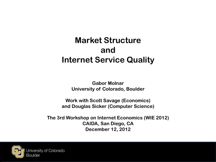 internet service quality