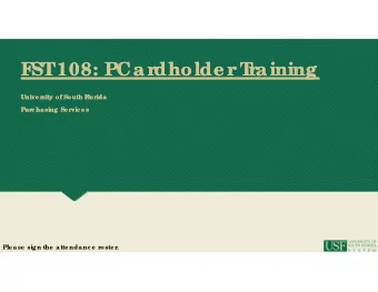 F  F  ST  ST  108: PCar  108: PCar  dholde r  dholde r  T  T  r  r  aining  aining  Unive r  Unive