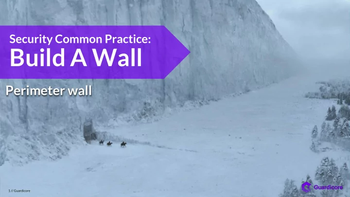 build a wall