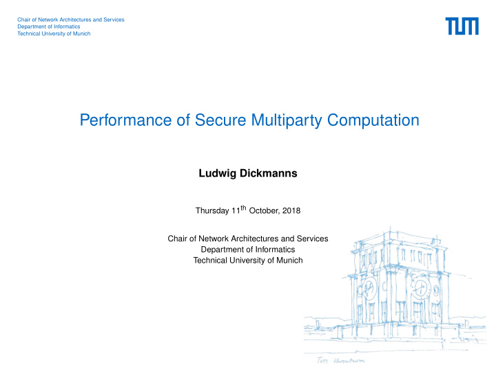 performance of secure multiparty computation