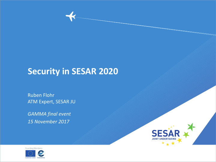 security in sesar 2020