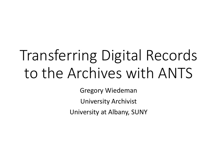 transferring digital records