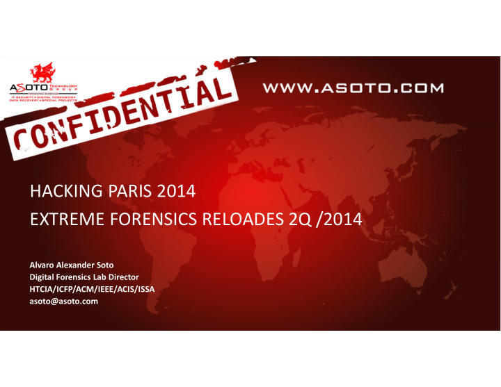 hacking paris 2014 extreme forensics reloades 2q 2014