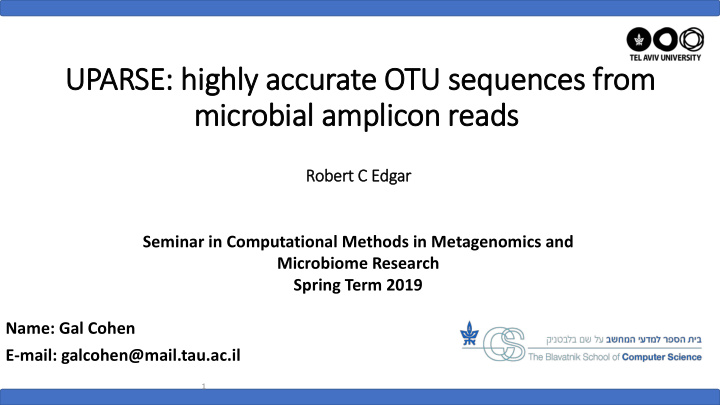 microbial amplicon reads