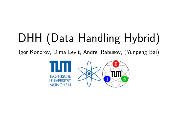 dhh data handling hybrid