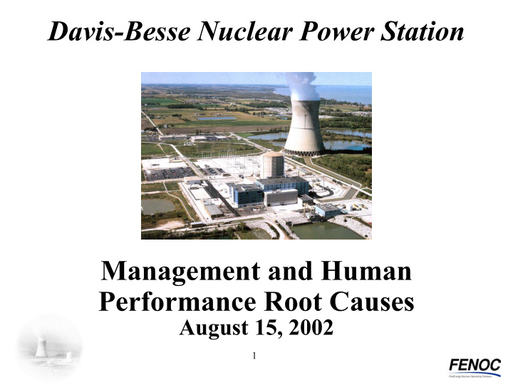davis besse nuclear power station