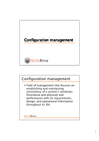 configuration management configuration management