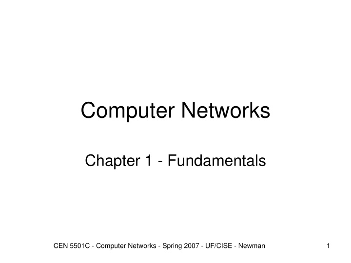 computer networks