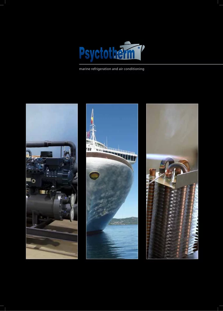 marine refrigeration and air conditioning our history