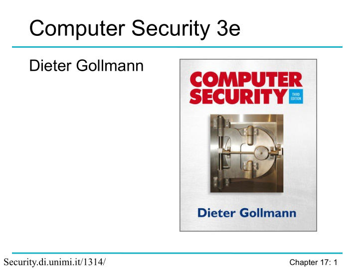 computer security 3e