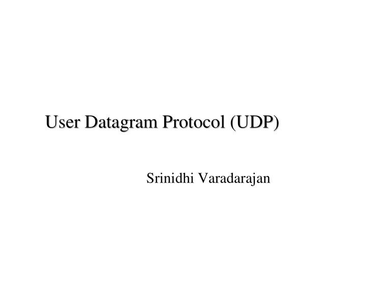 user datagram datagram protocol udp protocol udp user