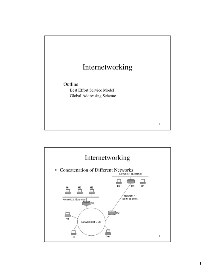 internetworking