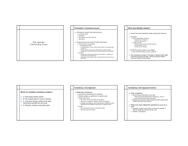 file systems