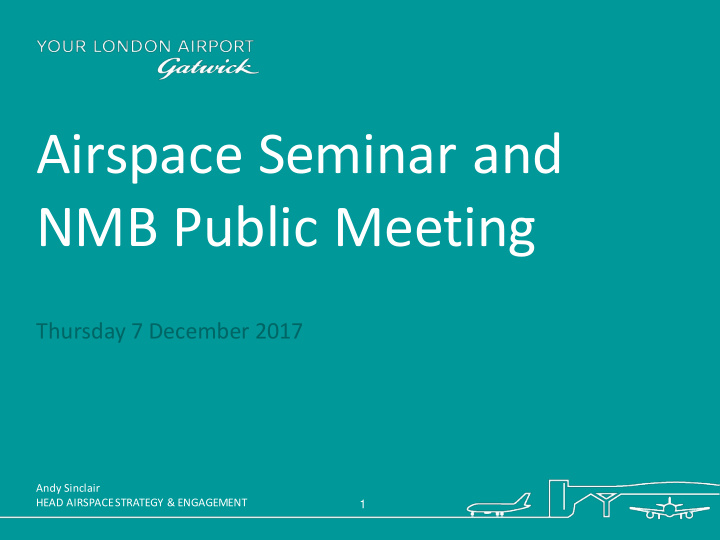 airspace seminar and nmb public meeting