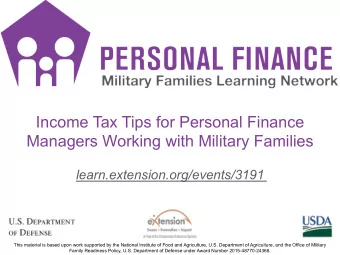 PF SMS icons  Income Tax Tips for Personal Finance  Managers Working with Military Families