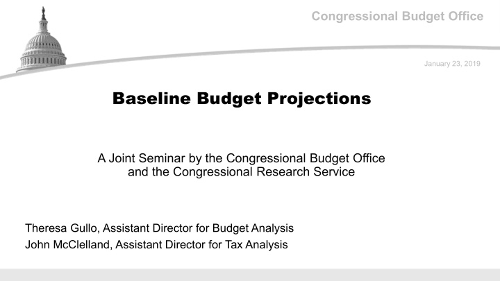 baseline budget projections
