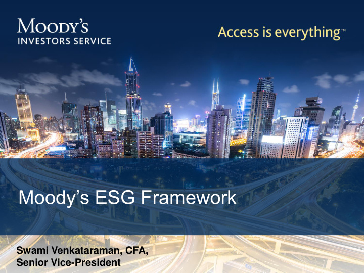 moody s esg framework