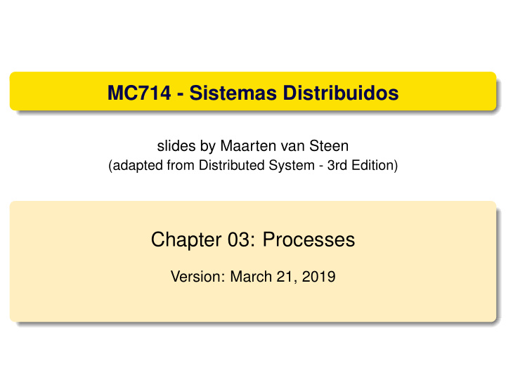 mc714 sistemas distribuidos