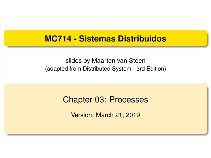 mc714 sistemas distribuidos