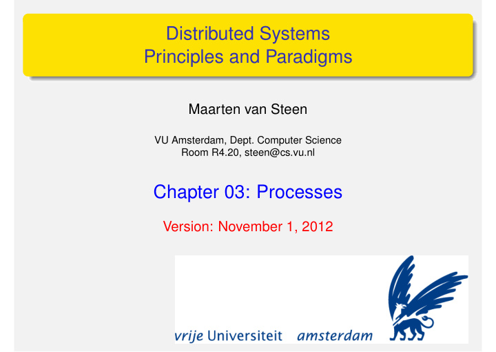 distributed systems principles and paradigms