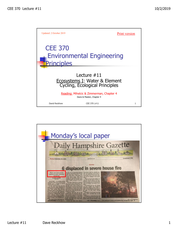 cee 370 environmental engineering principles