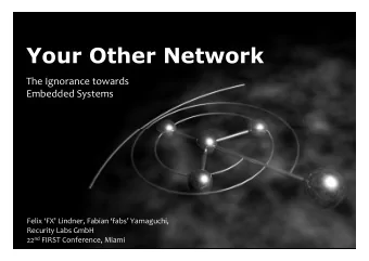 The Ignorance towards  Embedded Systems