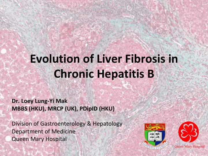 evolution of liver fibrosis in