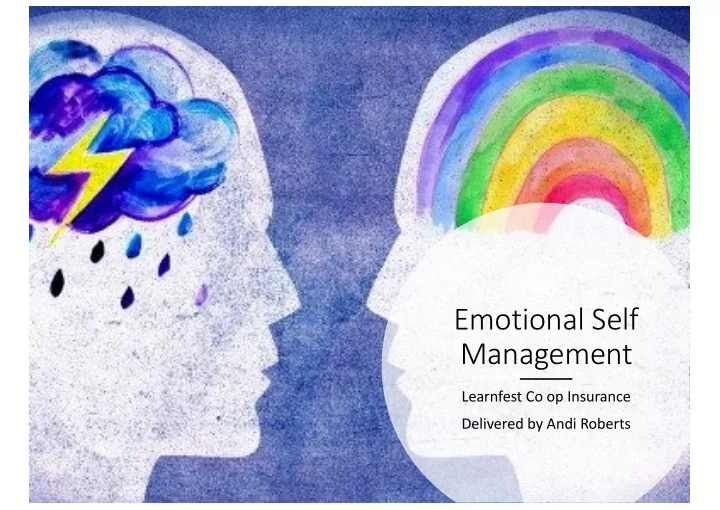 emotional self management