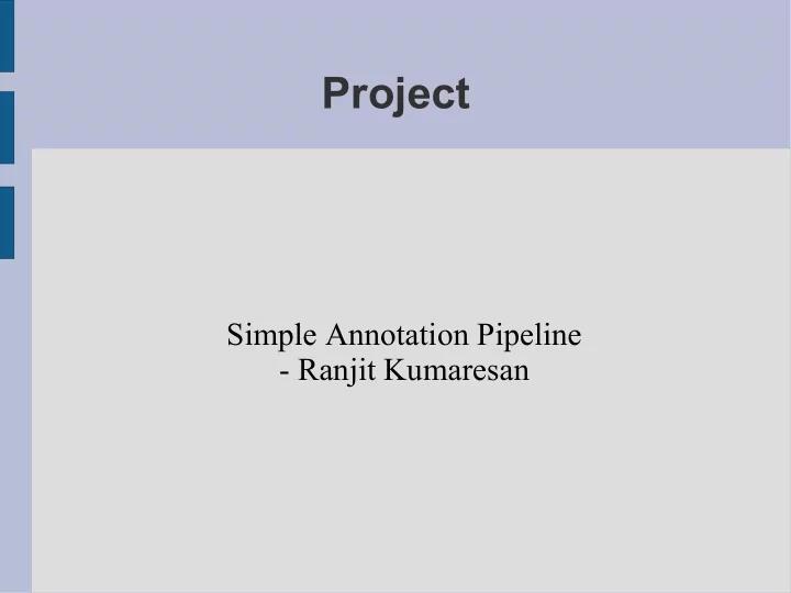project