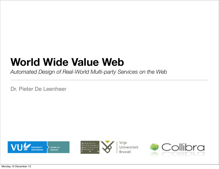 world wide value web
