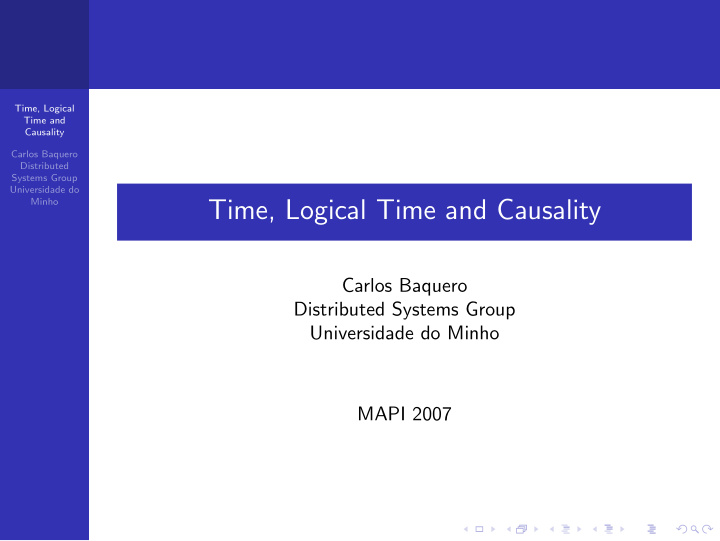 time logical time and causality